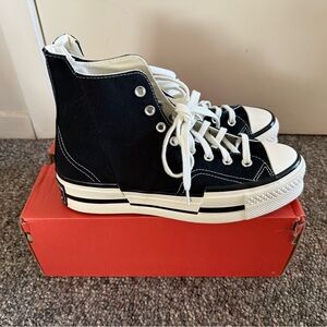 Converse Black and White High-Top Sneakers